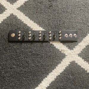 Black spike bracelet